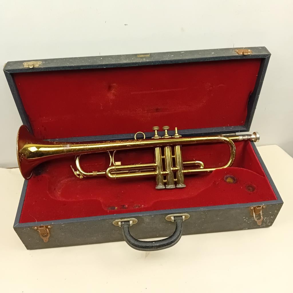 Trompette Couesnon de haute qualité, Enlèvement ou Envoi, Comme neuf, Avec valise