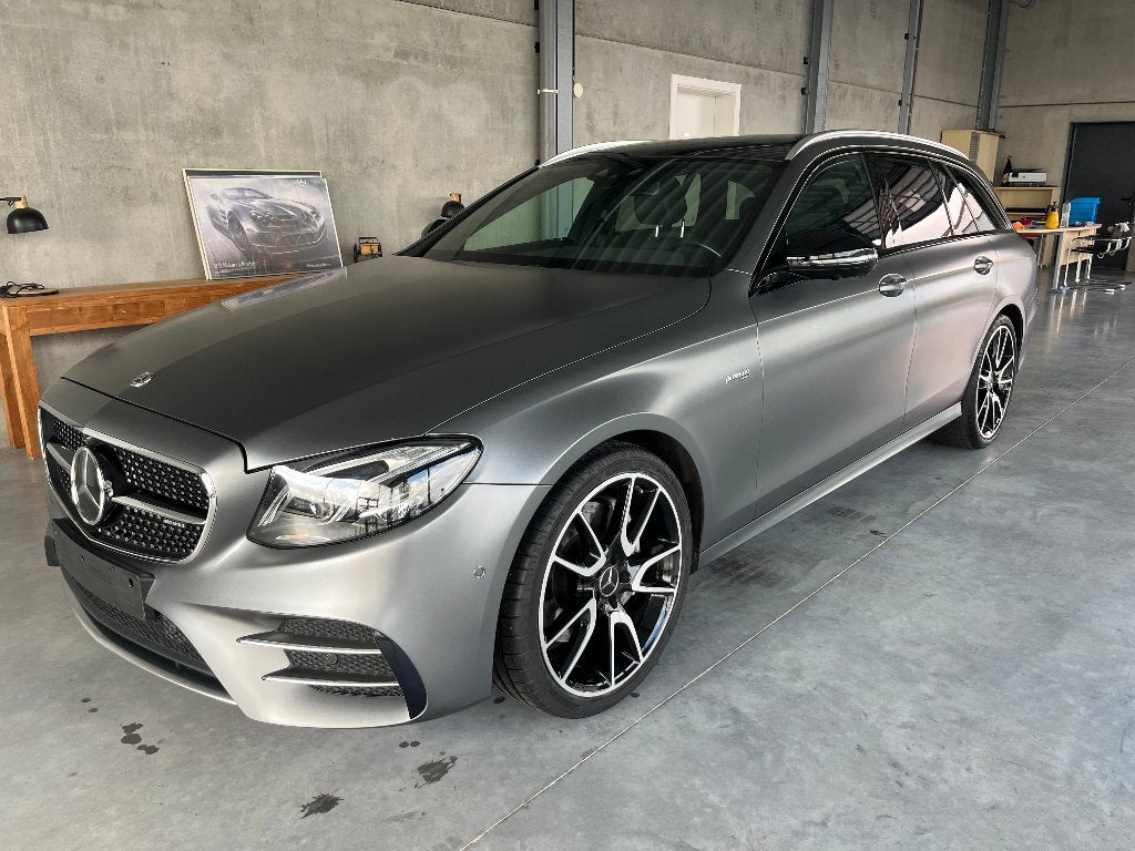 Mercedes E43AMG 4-Matic Mango, Auto's, 295 kW, 2996 cc, Leder, Bedrijf