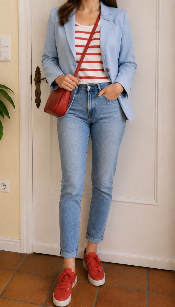 Esprit damesblazer maat 36, Blauw, Ophalen of Verzenden, Zo goed als nieuw, Jasje