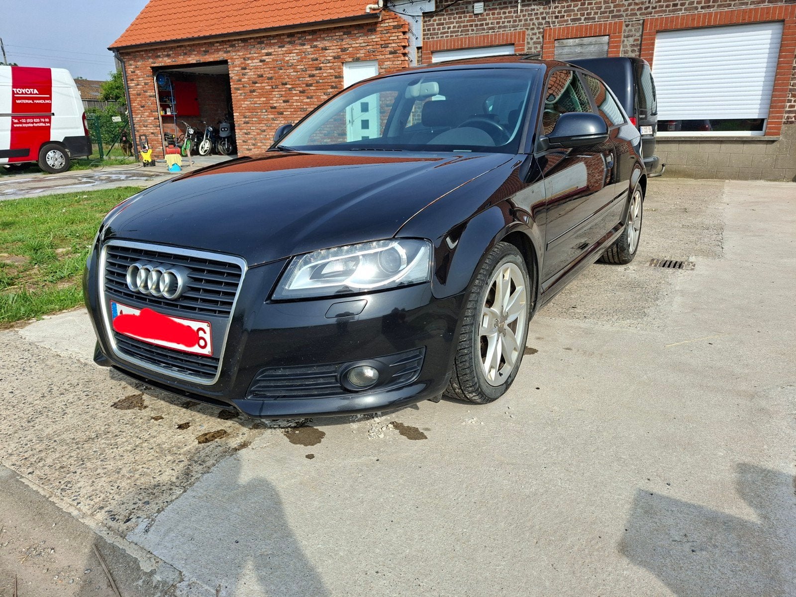 Audi A3 2.0 Tdi, Auto's, Audi, 4 cilinders, Zwart, Leder, Particulier