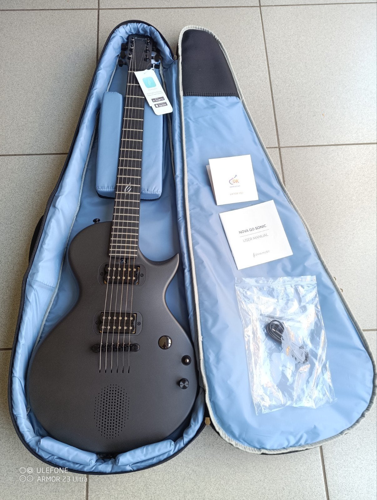 elektrische gitaar Enja nova go Sonic ( full Carbon), Muziek en Instrumenten, Snaarinstrumenten | Overige, Ophalen, Nieuw
