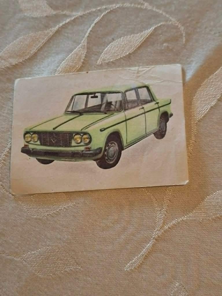Prentje/Chromo : Lancia Fulvia/Chocolade Jacques, Collections, Enlèvement ou Envoi, Gravure, Utilisé, Autres sujets/thèmes