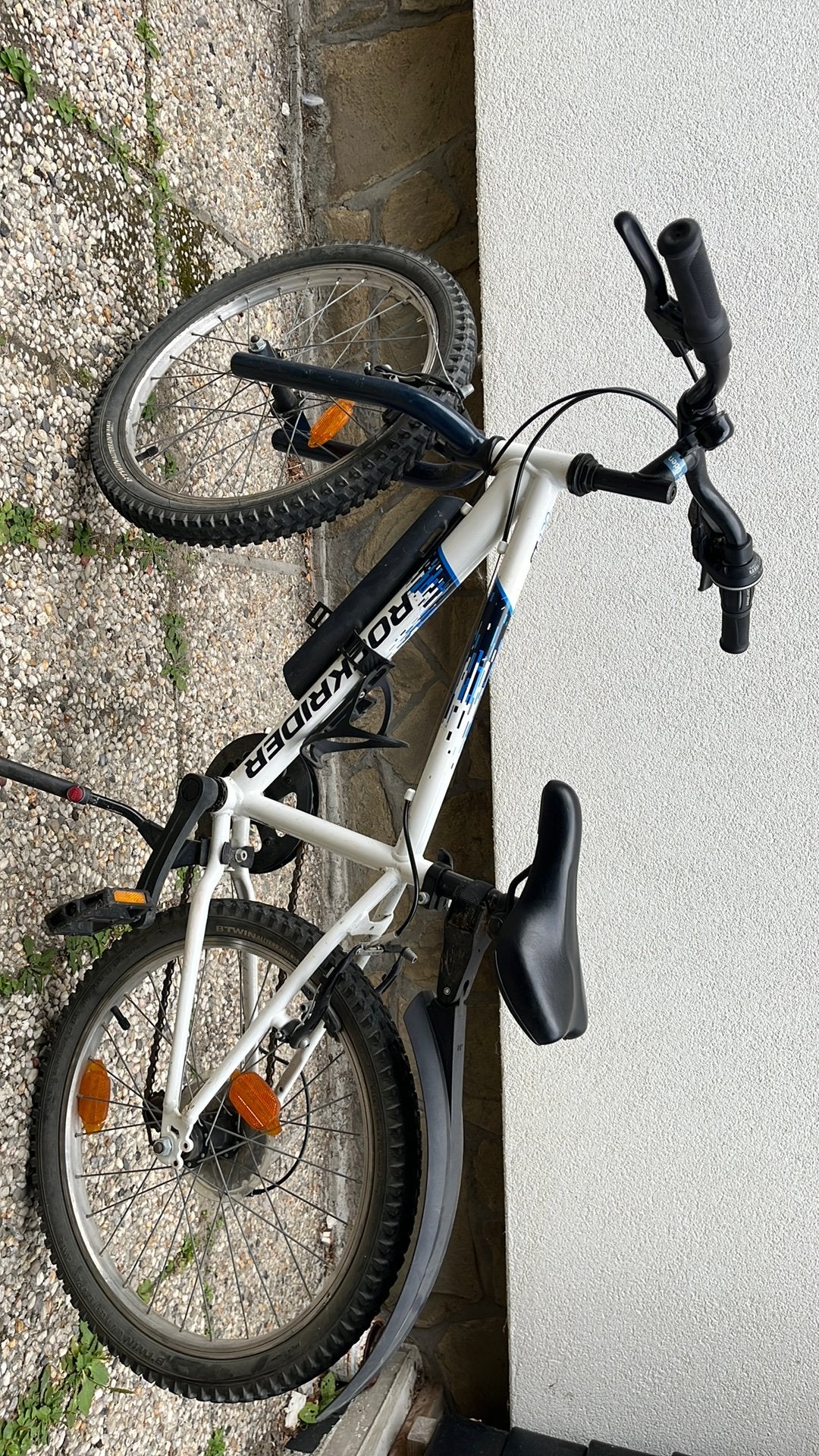 Kinderfiets Rockrider 20 inch, Ophalen, Gebruikt, Velgrem, 20 tot 24 inch