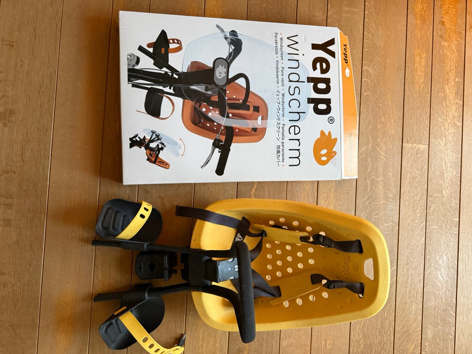 Thule Yepp mini fietsstoel met alle toebehoren, Vélos & Vélomoteurs, Siège avant, 0 à 18 kg, Repose-pieds, Enlèvement