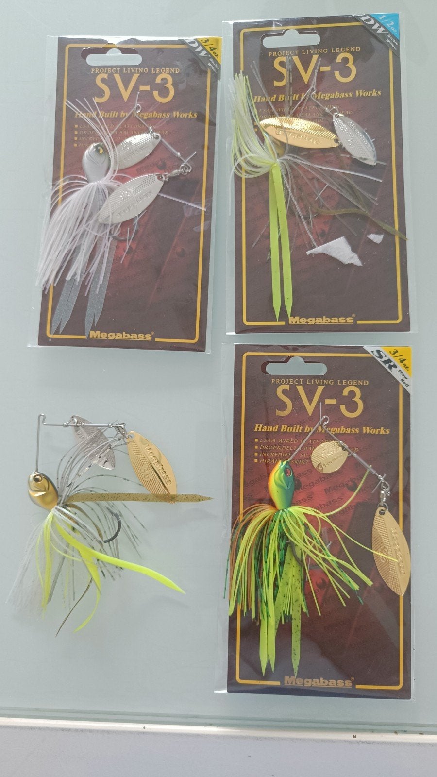 Megabass spinnerbaits, Ophalen