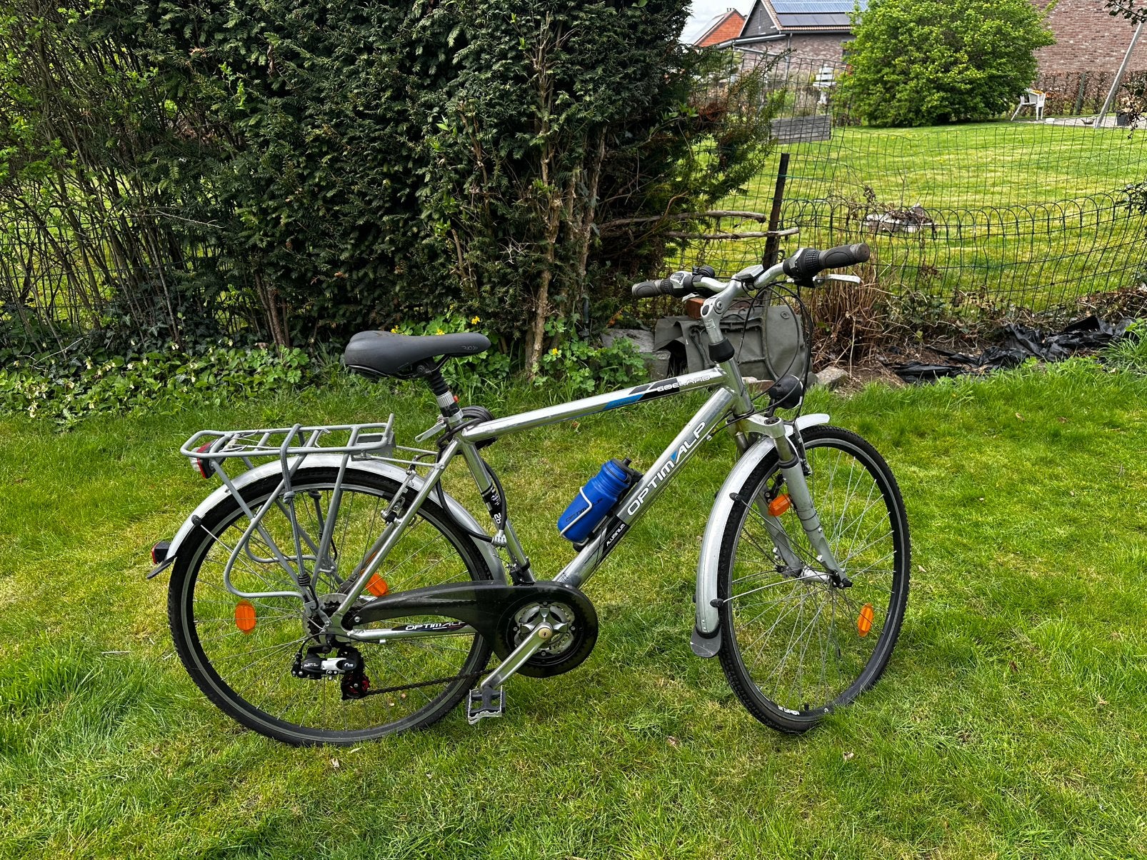 Vélo de ville Optima Homme 28” – Bon état – Prêt à rouler, Autres marques, Vitesses, Frein sur jante, Enlèvement