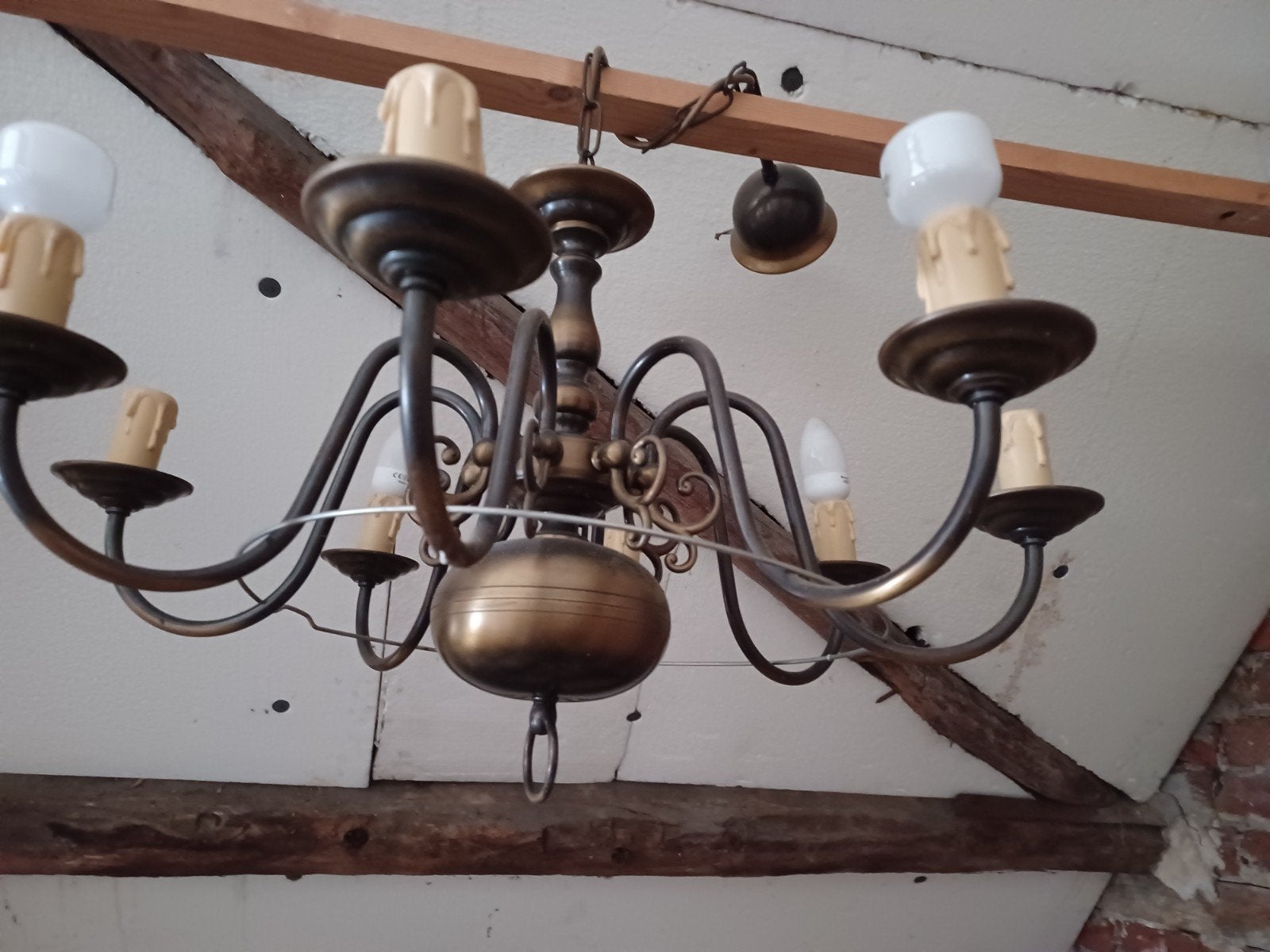 Lustre en bronze comme neuf !, Enlèvement