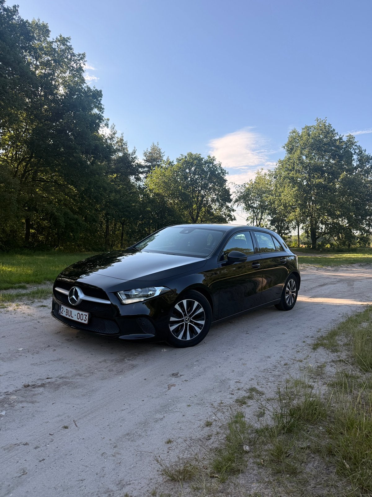 Mercedes benz a180 met garantie, Auto's, Stof, Zwart, 5 deurs, Particulier