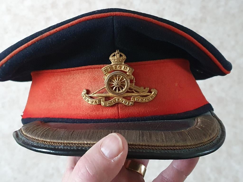 Britse kepie hoger officier Artillery, Verzamelen, Militaria | Tweede Wereldoorlog, Ophalen of Verzenden, Landmacht, Helm of Baret