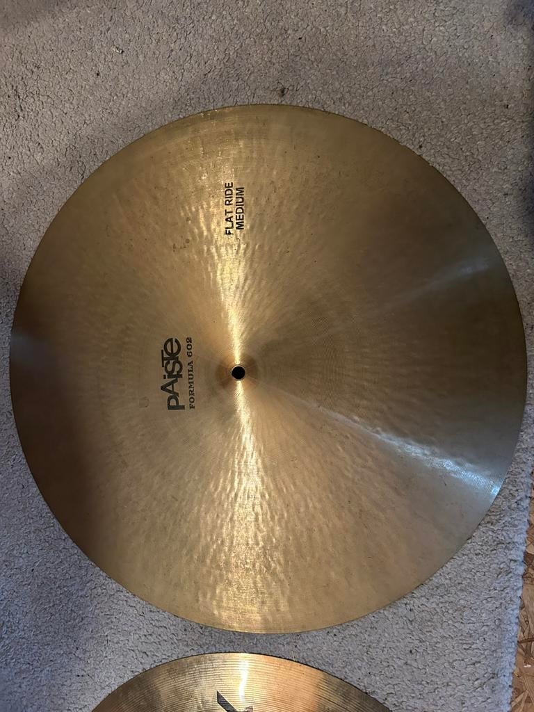 Paiste formula 602 flat ride, Ophalen, Gebruikt