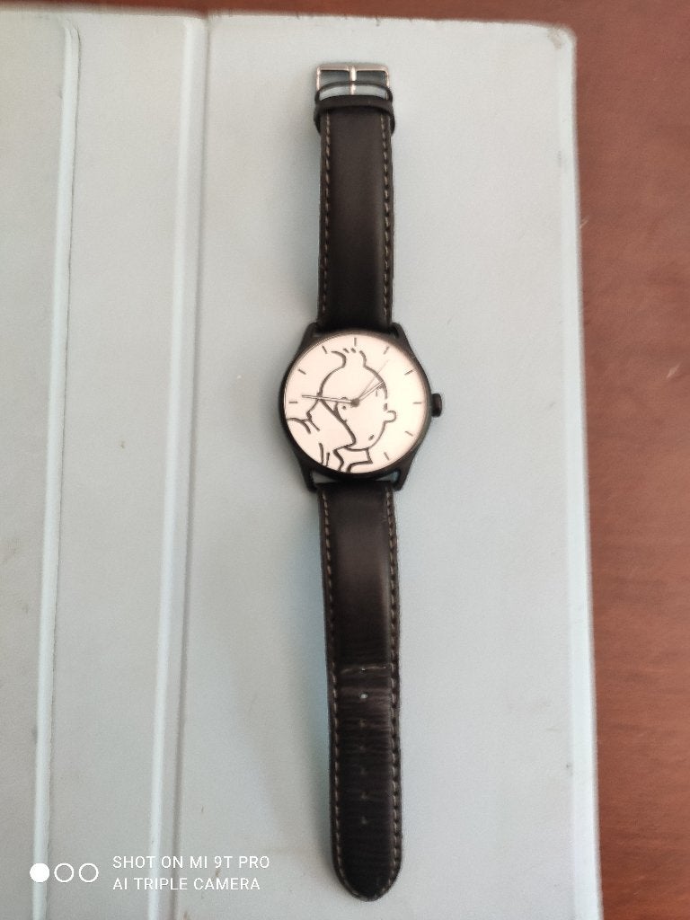 Montre Tintin, Montre-bracelet, Autres marques, Cuir, Enlèvement