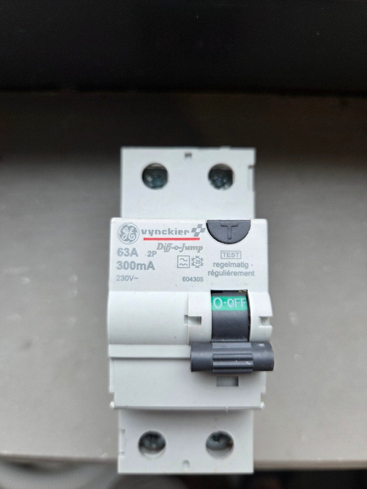 vynckier differentieel 63A 300mA, Doe-het-zelf en Bouw, Elektriciteit en Kabels, Ophalen of Verzenden