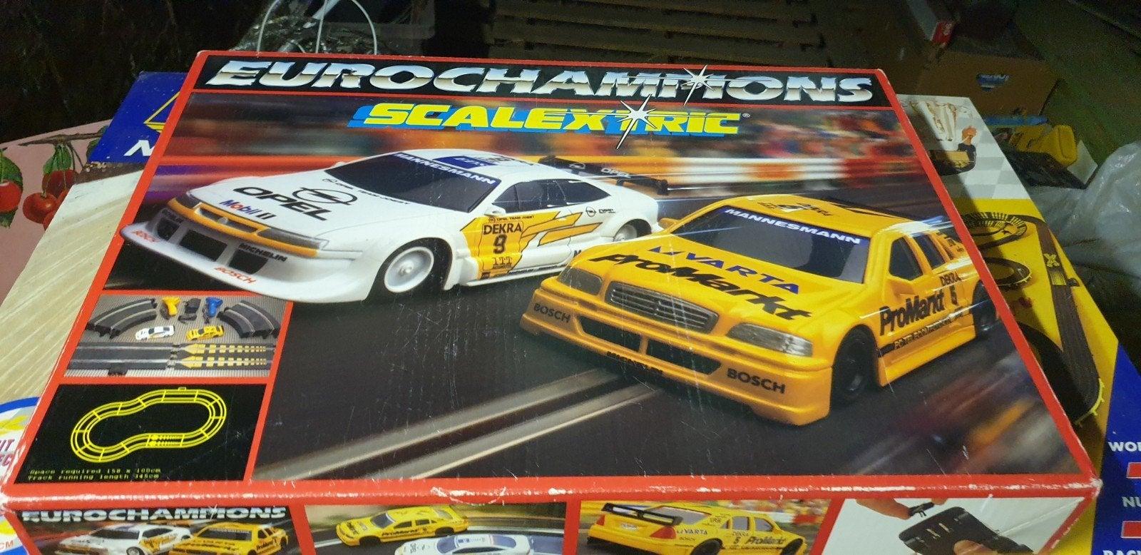 racebaan, Ophalen
