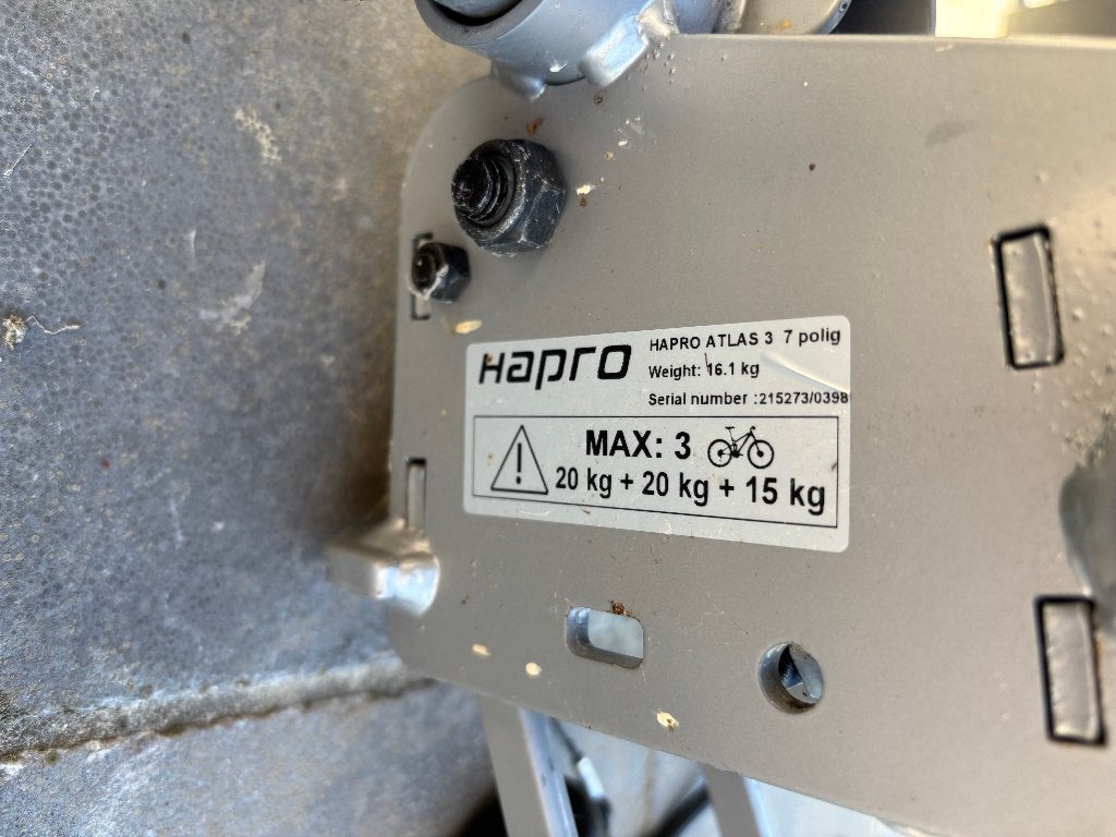 Hapro Fietsenrek 3 fietsen, Auto diversen, Fietsendragers, Ophalen, 3 fietsen of meer, Gebruikt, Fietsendrager-accessoire