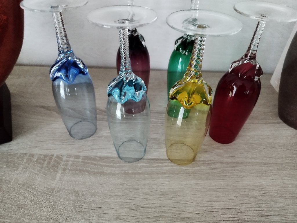 Champagne glazen - Venetiaans Murano glas, Ophalen, Zo goed als nieuw, Overige typen
