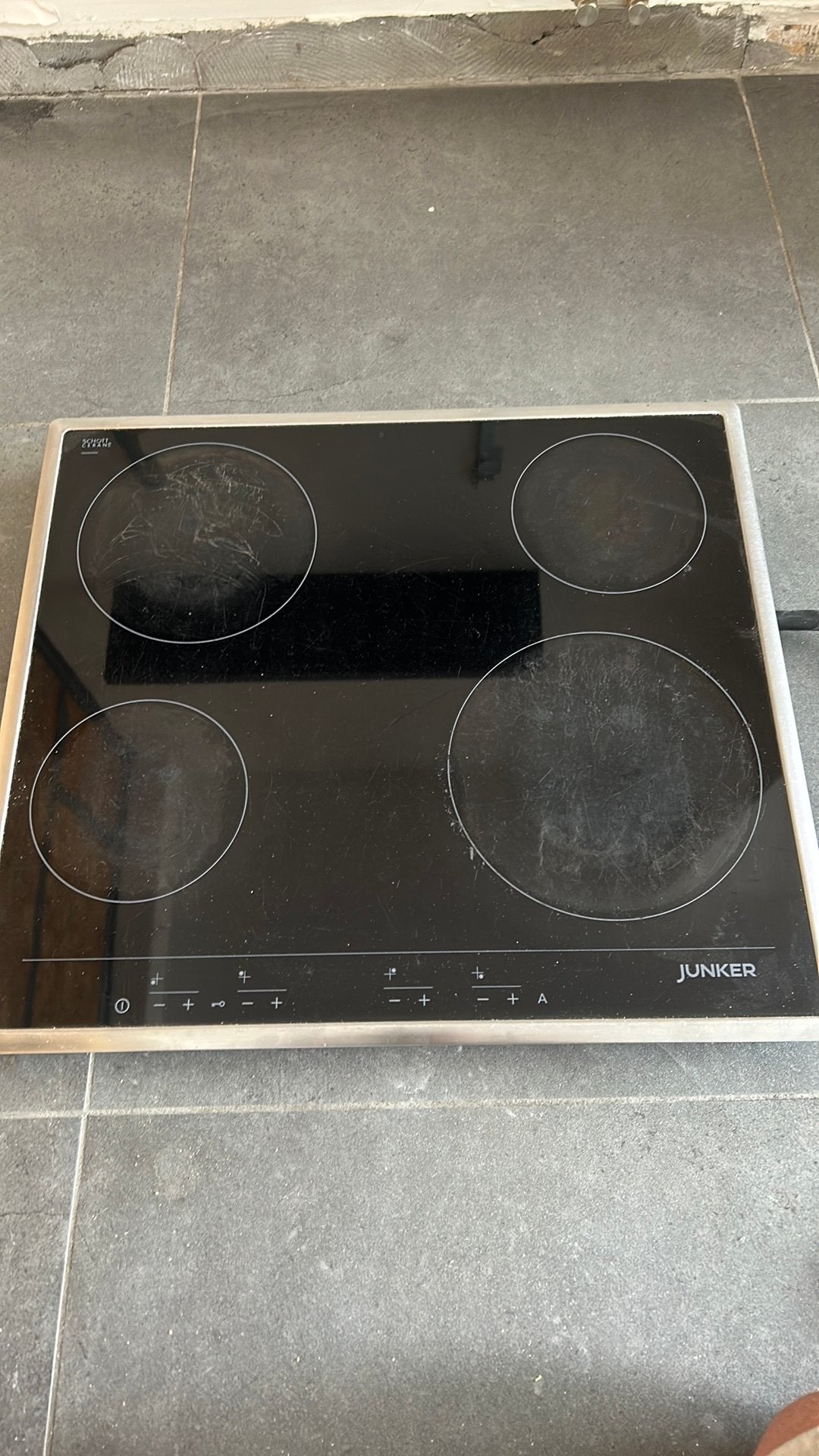 Junker kookplaat – Type JR36DT50, Electroménager, Tables de cuisson, 4 zones de cuisson, Encastré, Enlèvement, Utilisé