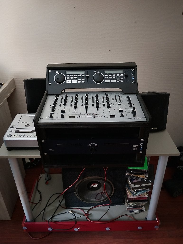 Jbsystems dj panneel met boxen, Muziek en Instrumenten, Dj-sets en Draaitafels, Ophalen, Gebruikt, Draaitafel, Overige merken