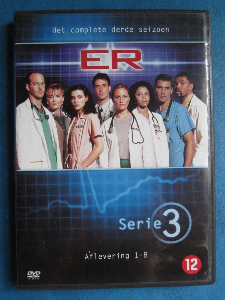 ER: serie 3 aflevering 1 - 8, Cd's en Dvd's, Engels, Drama, Italiaans, Ophalen of Verzenden