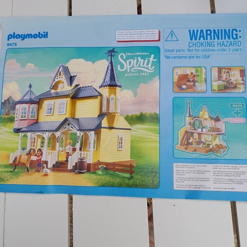 Playmobil Spirit. Lucky's happy home.9475,compleet., Gebruikt, Gebouw, Complete set, Ophalen of Verzenden
