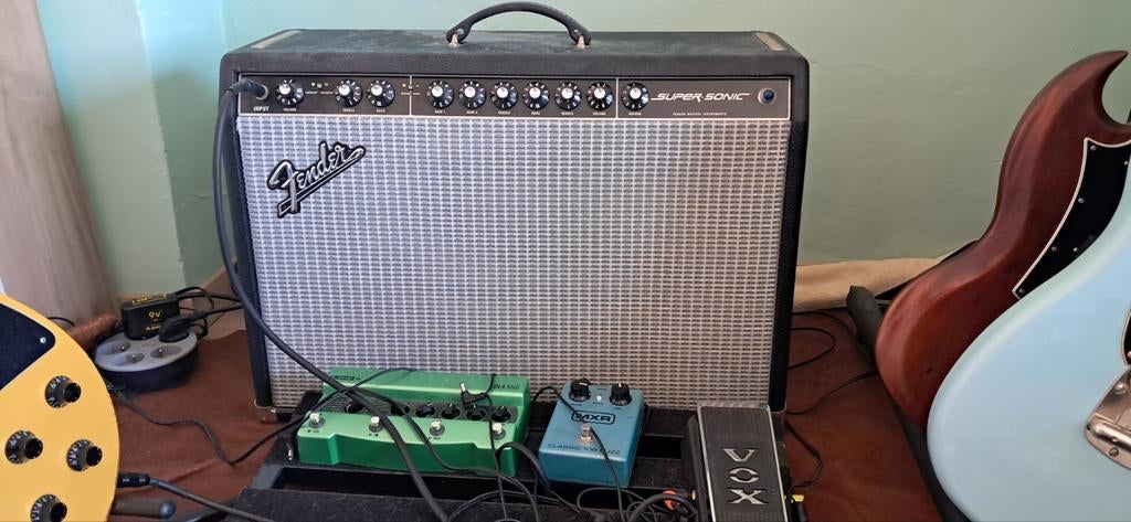 Fender Super Sonic in blackface uitvoering, Muziek en Instrumenten, Ophalen