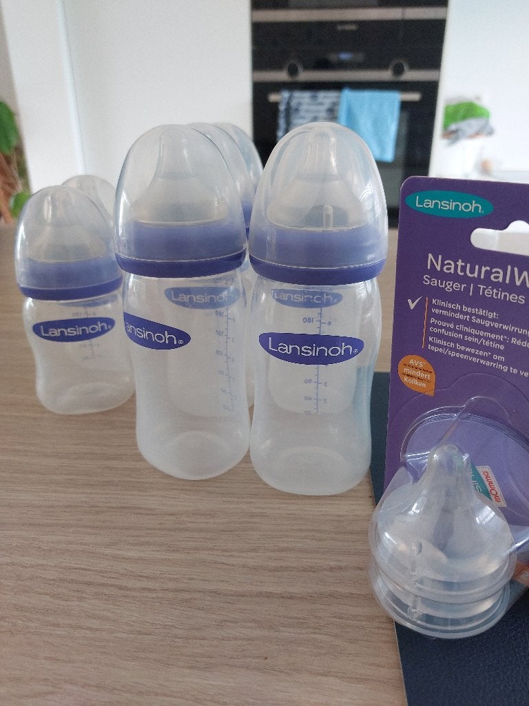 Flessen lansinoh, Ophalen, Gebruikt, Babyfles, Overige merken