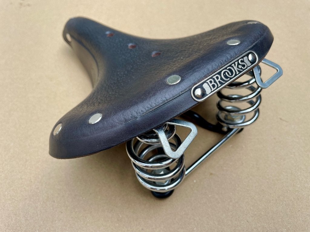 Comfortabele Brooks leren zadel, Ophalen, Gebruikt, Leer, Bakfiets