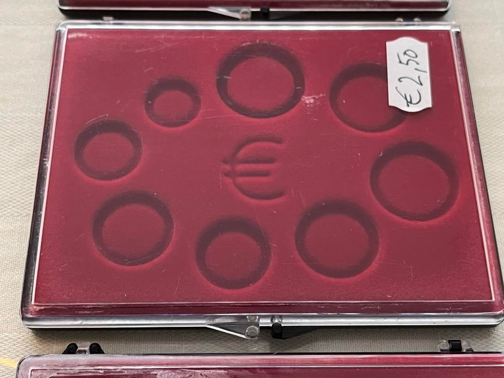 3 doosjes voor euromunten set, Ophalen, Verzamelmap