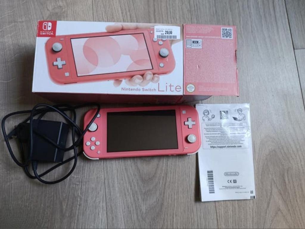 Nintendo Switch Lite Coral, Consoles de jeu & Jeux vidéo, Enlèvement ou Envoi, Rose ou Corail, Comme neuf