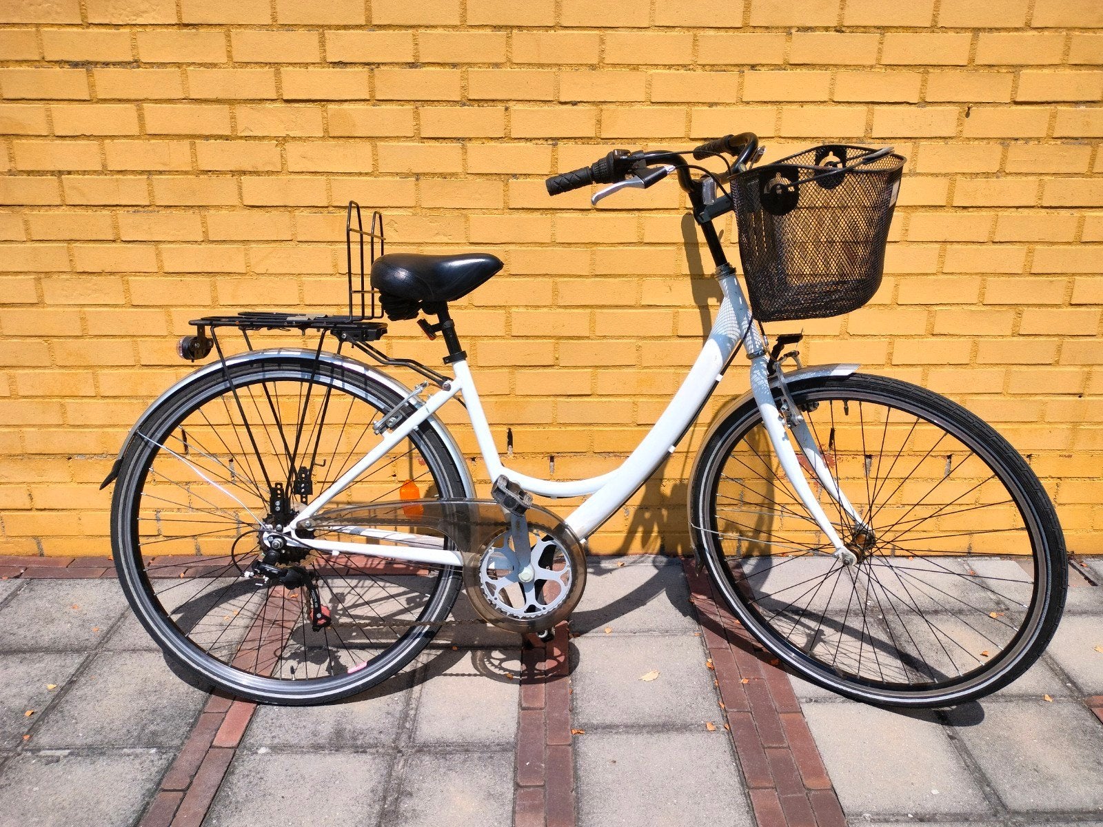 Vélo de ville blanc 28 pouces, Enlèvement, Vitesses