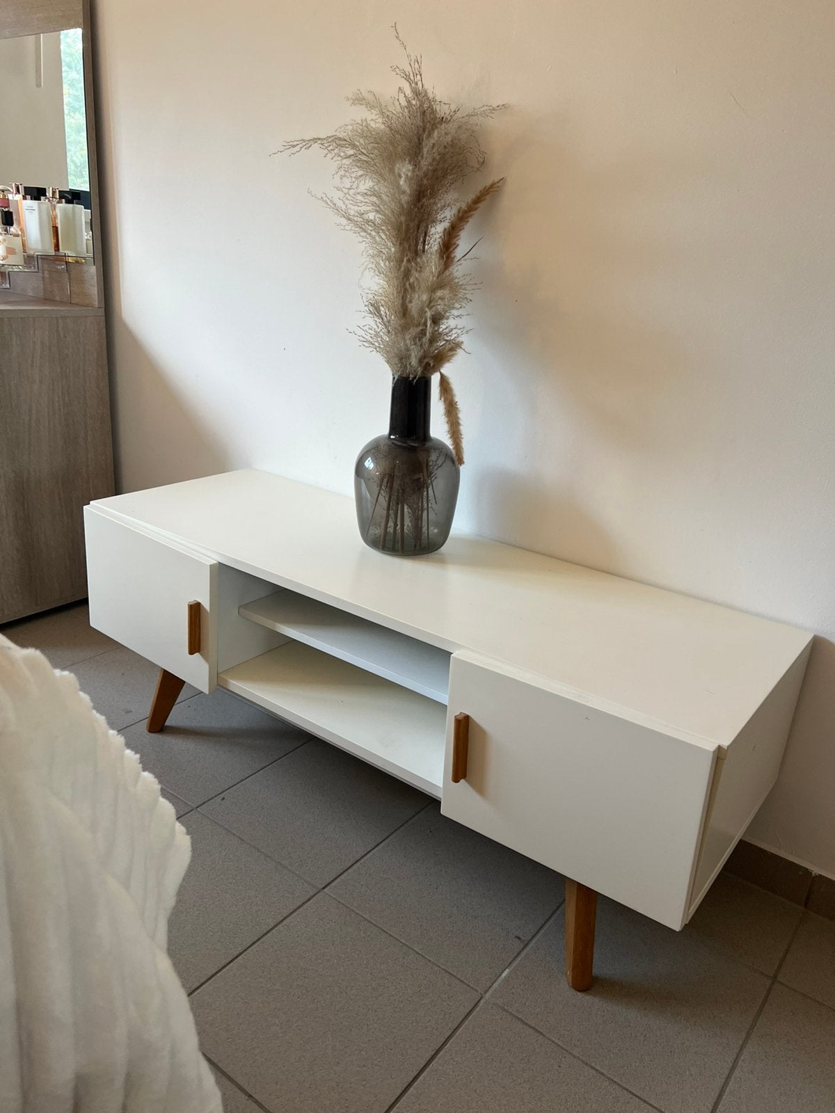Witte tafel, Ophalen of Verzenden, Zo goed als nieuw