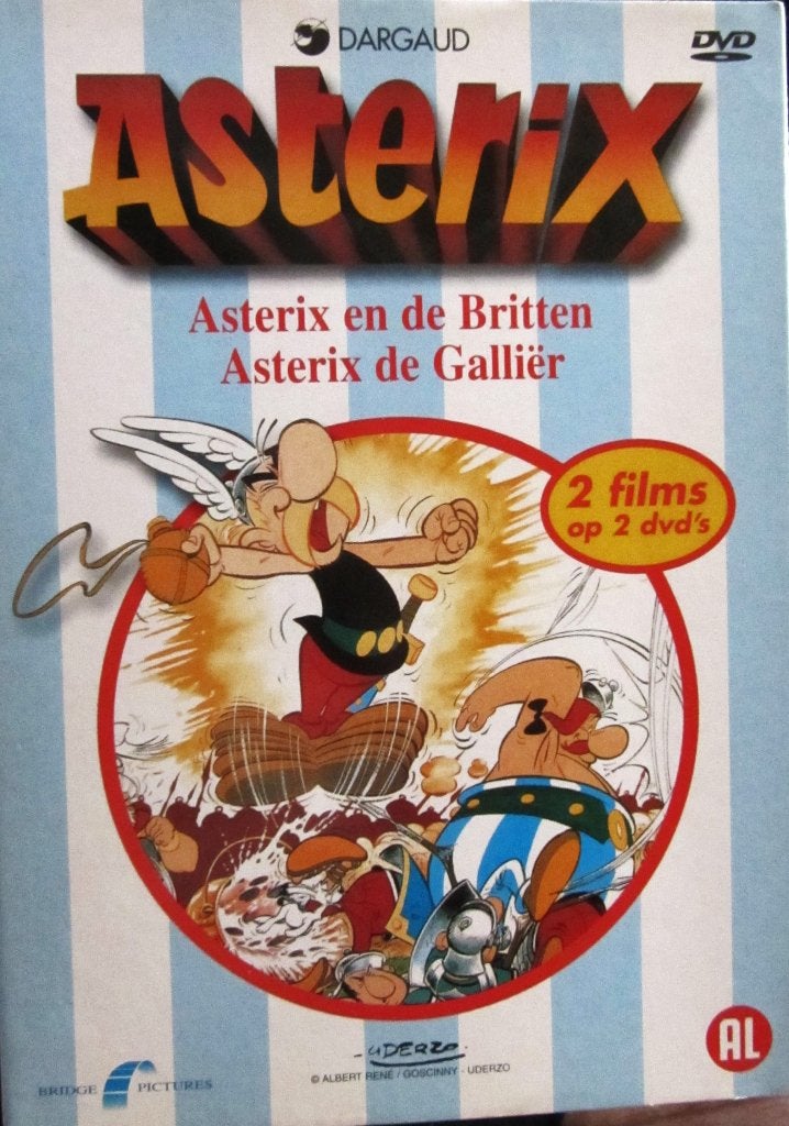 DUBBELE TEKENFILM- ASTERIX EN DE BRITTEN-ASTERIX DE GALLIËR, Cd's en Dvd's, Europees, Animatie, Alle leeftijden, Zo goed als nieuw
