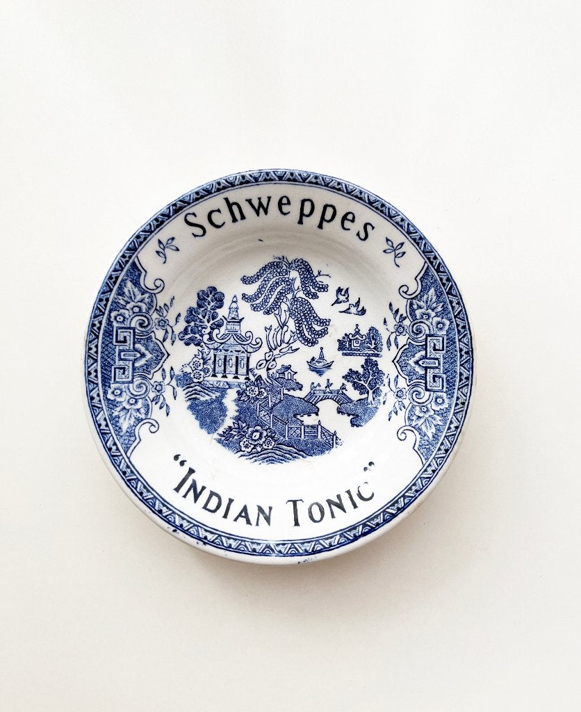 Schweppes aardewerk bordje Luneville aardewerk, Antiek en Kunst, Antiek | Keramiek en Aardewerk, Ophalen of Verzenden