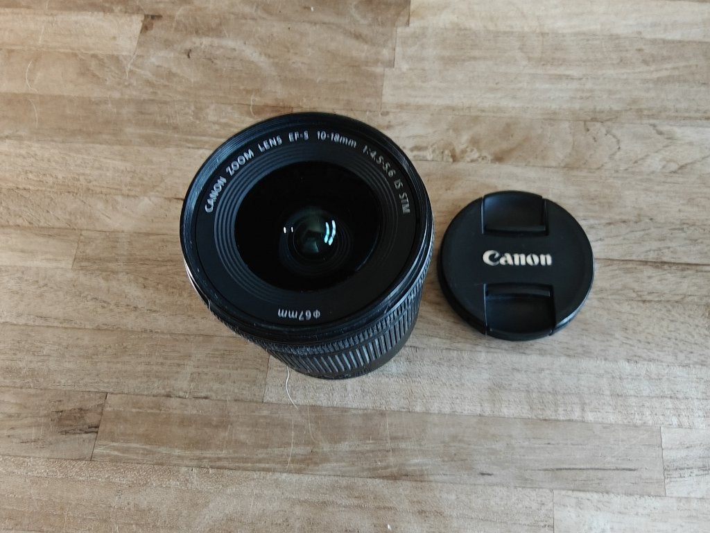Canon EF-S 10-18mm breedbeeld lens, Zoom, Utilisé, Objectif grand angle, Canon EF-S