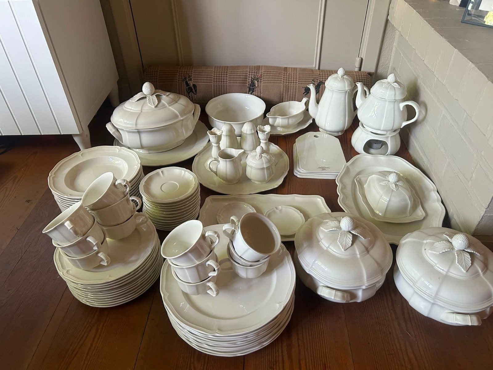 Vintage landelijk eetservies Villeroy & Boch, Ophalen