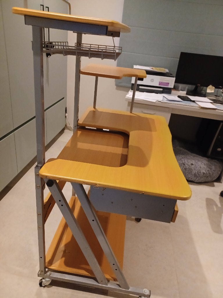 Computerbureau, Maison & Meubles, Armoires | Meubles ordinateur, 120 à 170 cm, 70 à 120 cm, Enlèvement, Utilisé