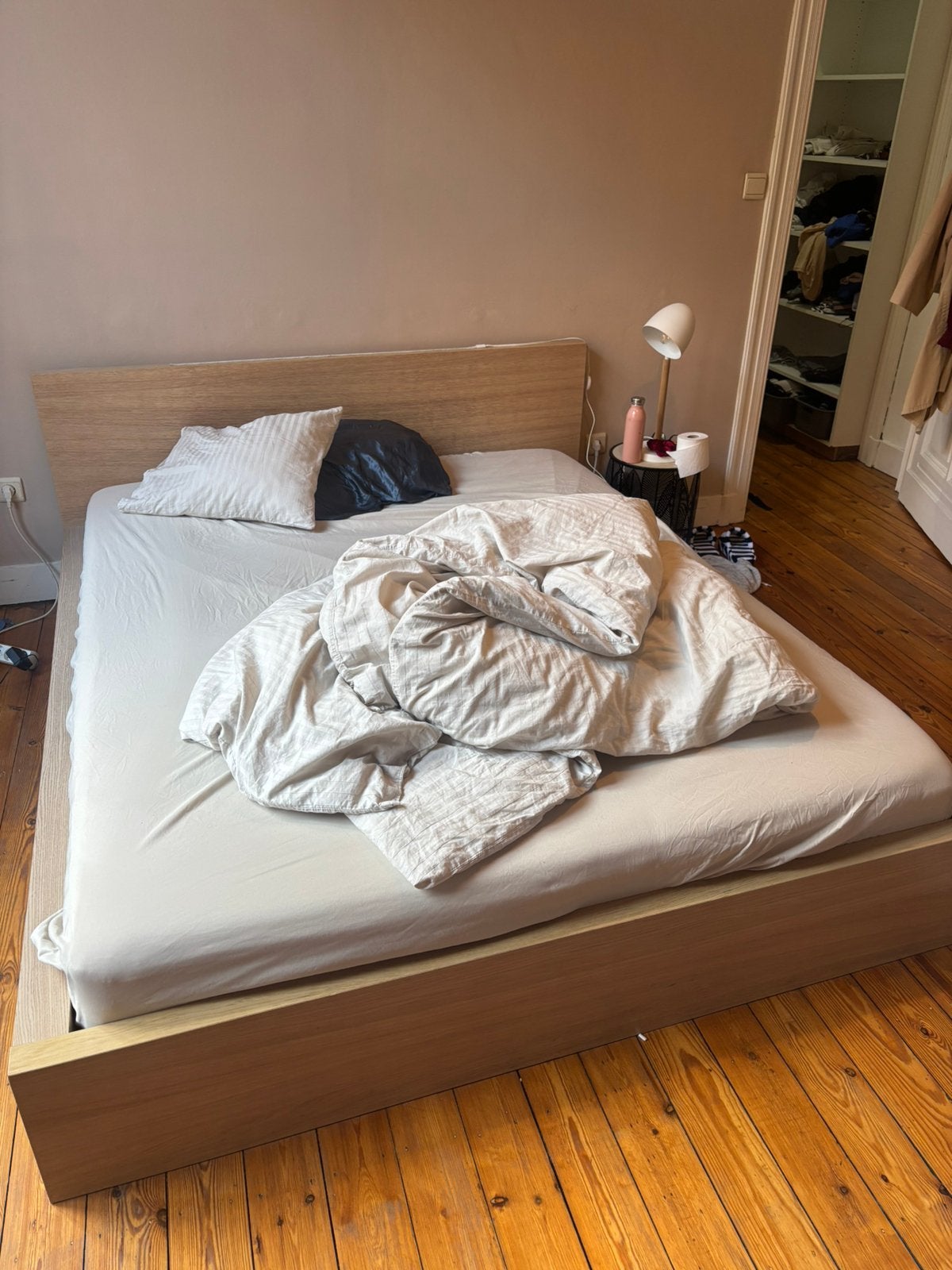 Grand sommier Queen size, Enlèvement, Comme neuf, Queen size