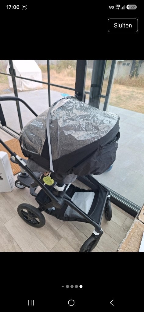 Bugaboo Fox 3 - complete set + meerijplankje, Kinderen en Baby's, Kinderwagens en Combinaties, Ophalen of Verzenden, Zo goed als nieuw