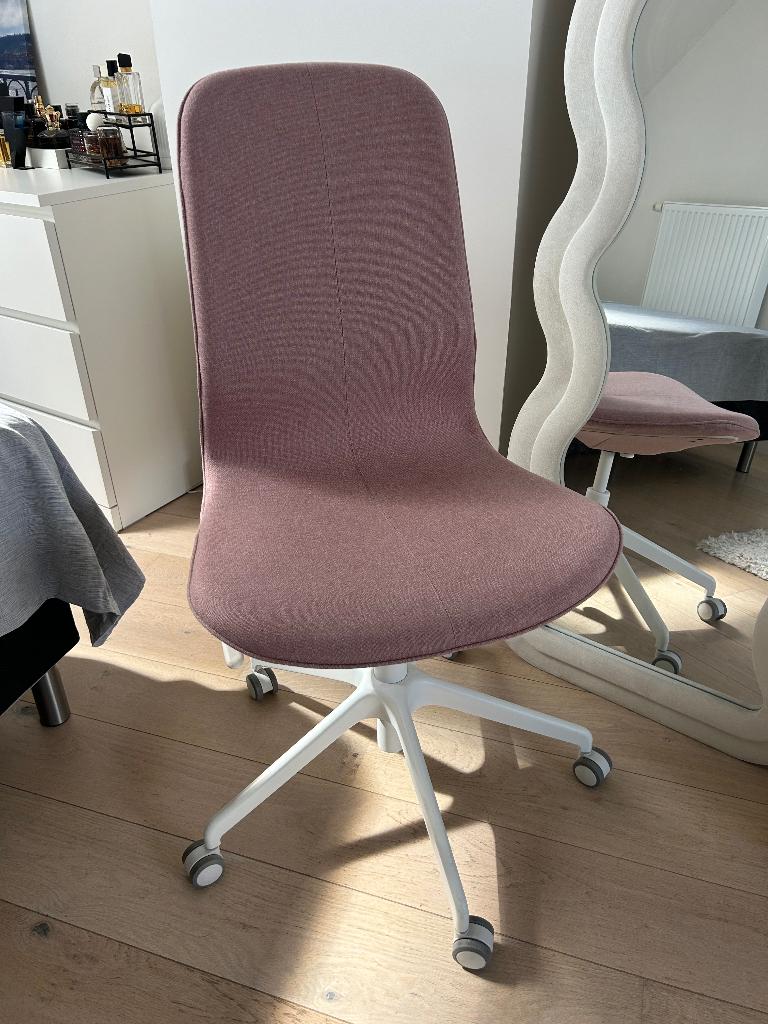 Roze bureaustoel van Ikea, Enlèvement, Comme neuf, Rose, Chaise de bureau