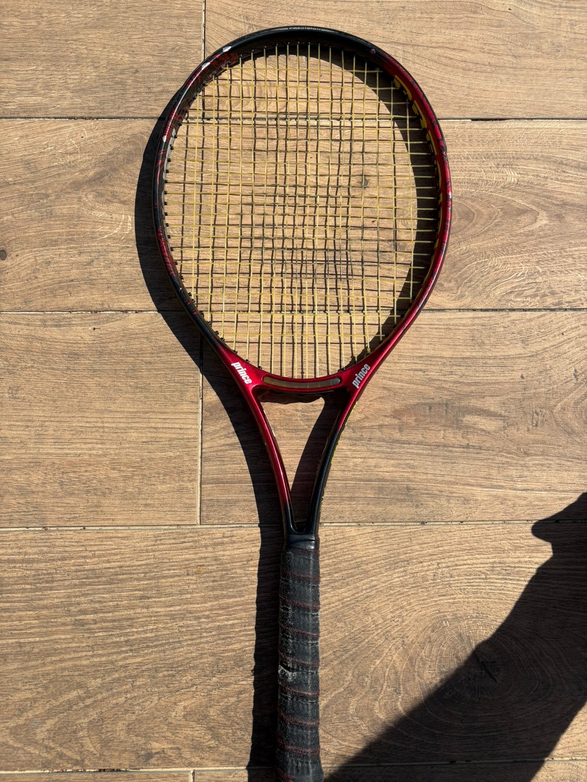 Vintage Prince 710 PL Tennisracket + Originele Hoes, Sport en Fitness, Ophalen, Zo goed als nieuw, Racket, Prince