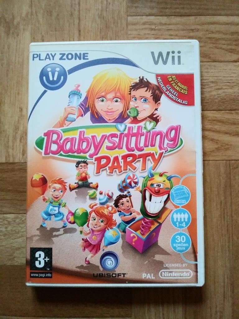 Babysitting Party spel voor Wii of Wii U, Puzzel en Educatief, Ophalen of Verzenden, Zo goed als nieuw, Eén computer