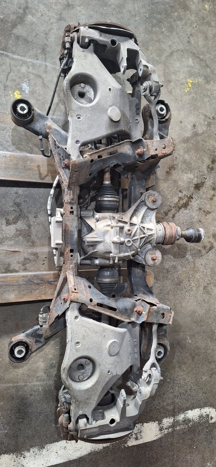 Complete Achteras Subframe Jaguar XE X760 Differentieel Aand, Auto-onderdelen, Gebruikt, -, -, Ophalen of Verzenden
