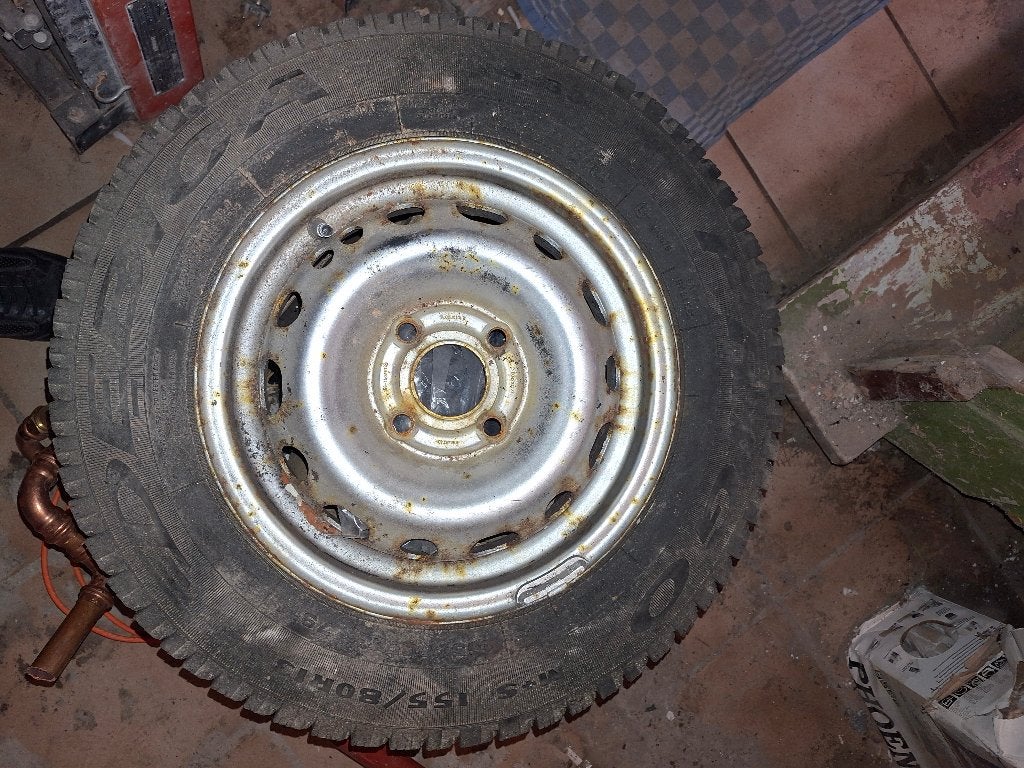 Winterbanden, Auto-onderdelen, Banden en Velgen, Ophalen, Gebruikt, 13 inch, Banden en Velgen