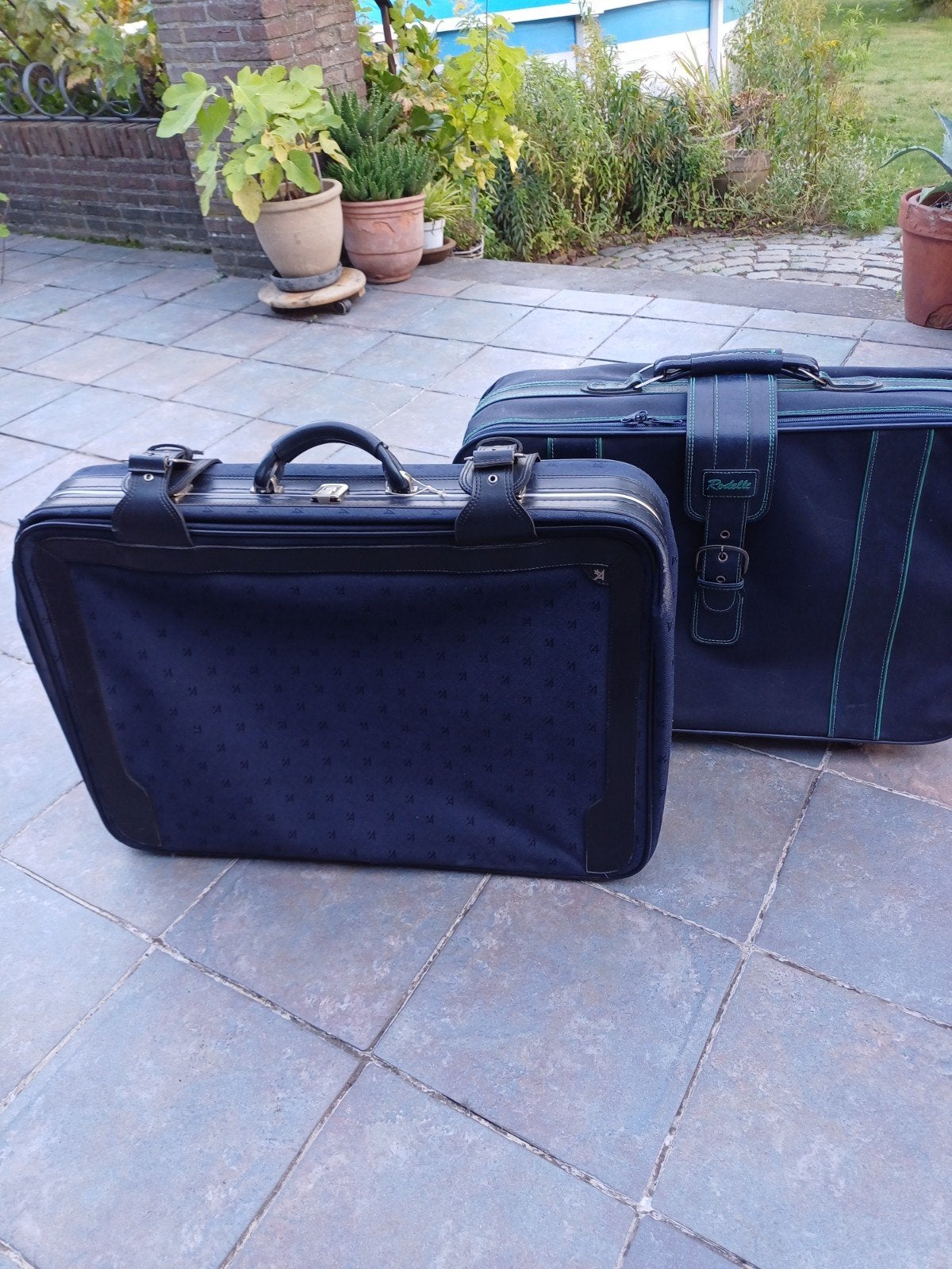 Reiskoffers 2 stuks Vintage, Ophalen