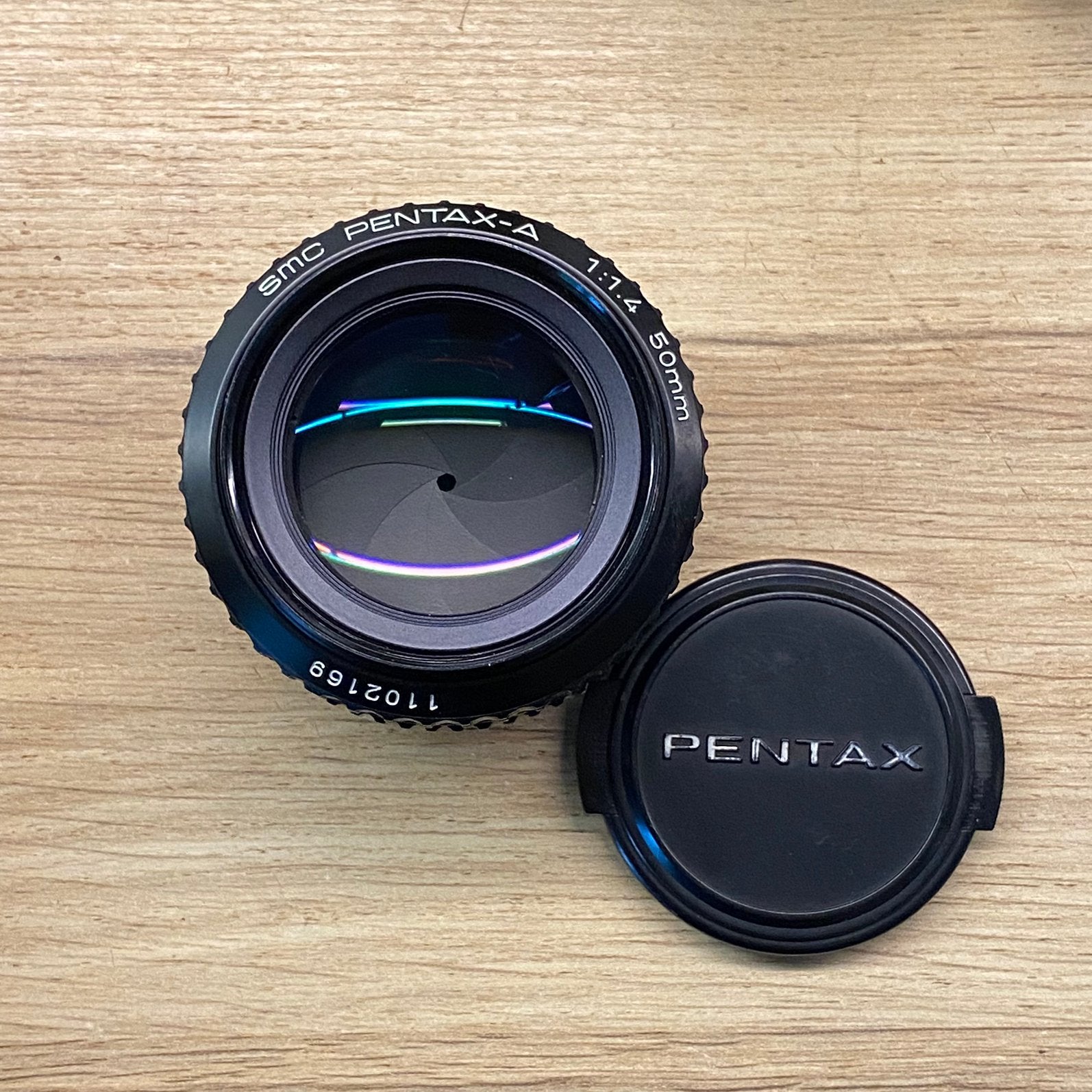 SMC PENTAX-A 50mm f1.4 *comme neuf, Enlèvement ou Envoi, Comme neuf, Reflex miroir, Pentax