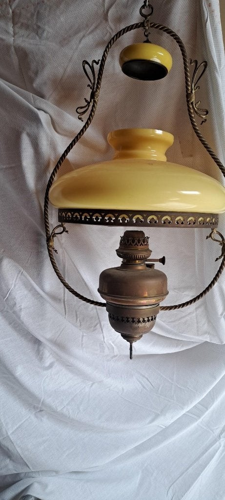 Hanger Lampe Belge, Antiek en Kunst, Ophalen