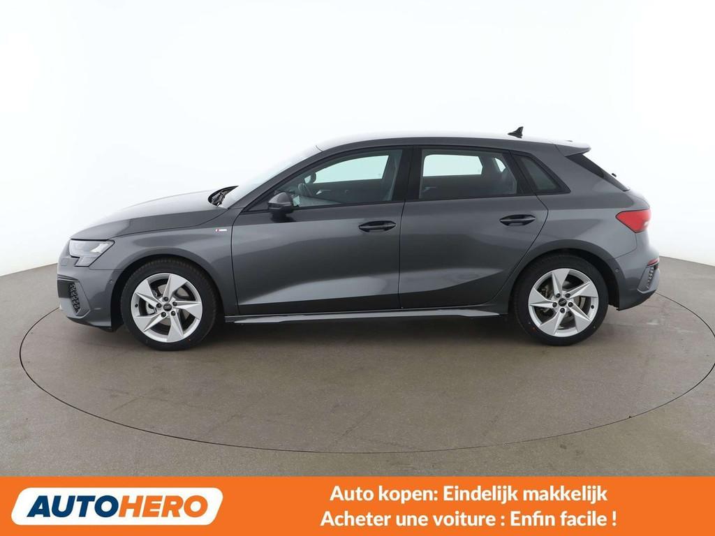 Audi A3 35 TFSI Mild-Hybrid S line (automatique), Autos, Cuir, Argent ou Gris, Achat, https://public.car-pass.be/vhr/16620cac-33c9-42b2-9e79-4d20a895cf8e