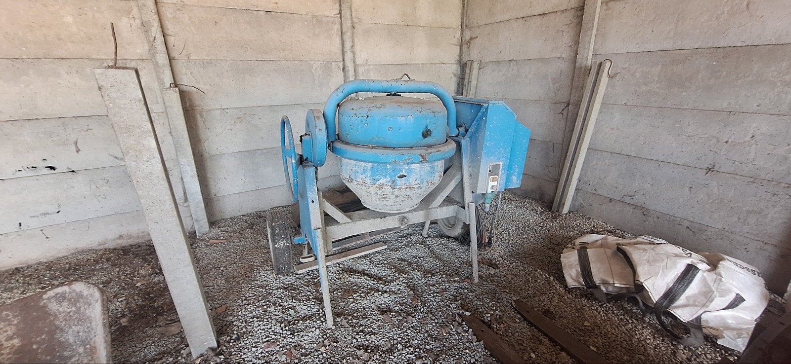 betonmolen, Enlèvement, Utilisé