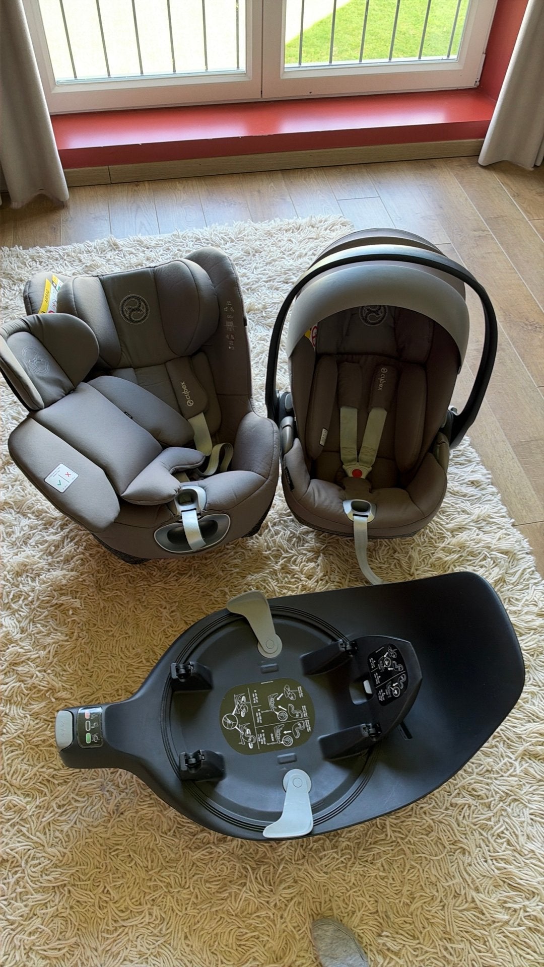 Cybex T-base + Cloud T i-size + Sirona T i-size, Kinderen en Baby's, Verstelbare rugleuning, Gebruikt, Isofix, Ophalen