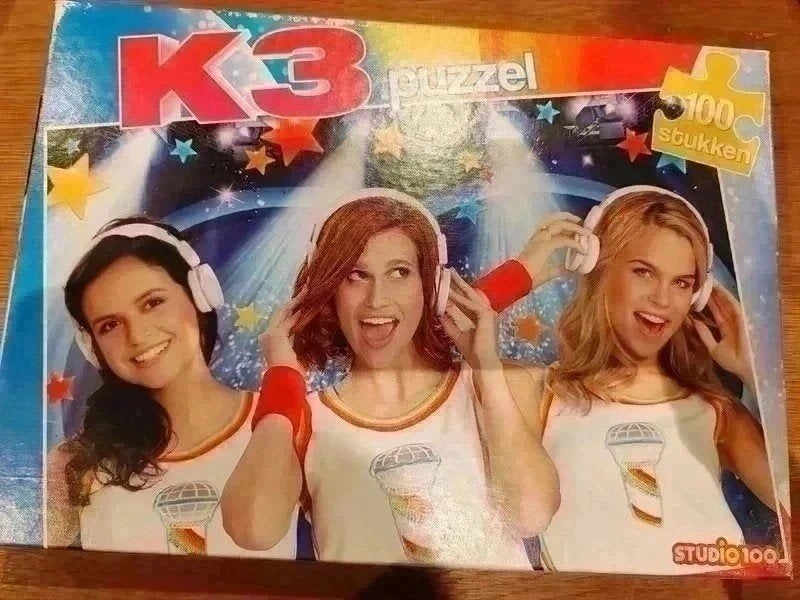 K3 puzzel 100 puzzelstukjes, Kinderen en Baby's, Ophalen of Verzenden, Meer dan 50 stukjes, Zo goed als nieuw, 4 tot 6 jaar