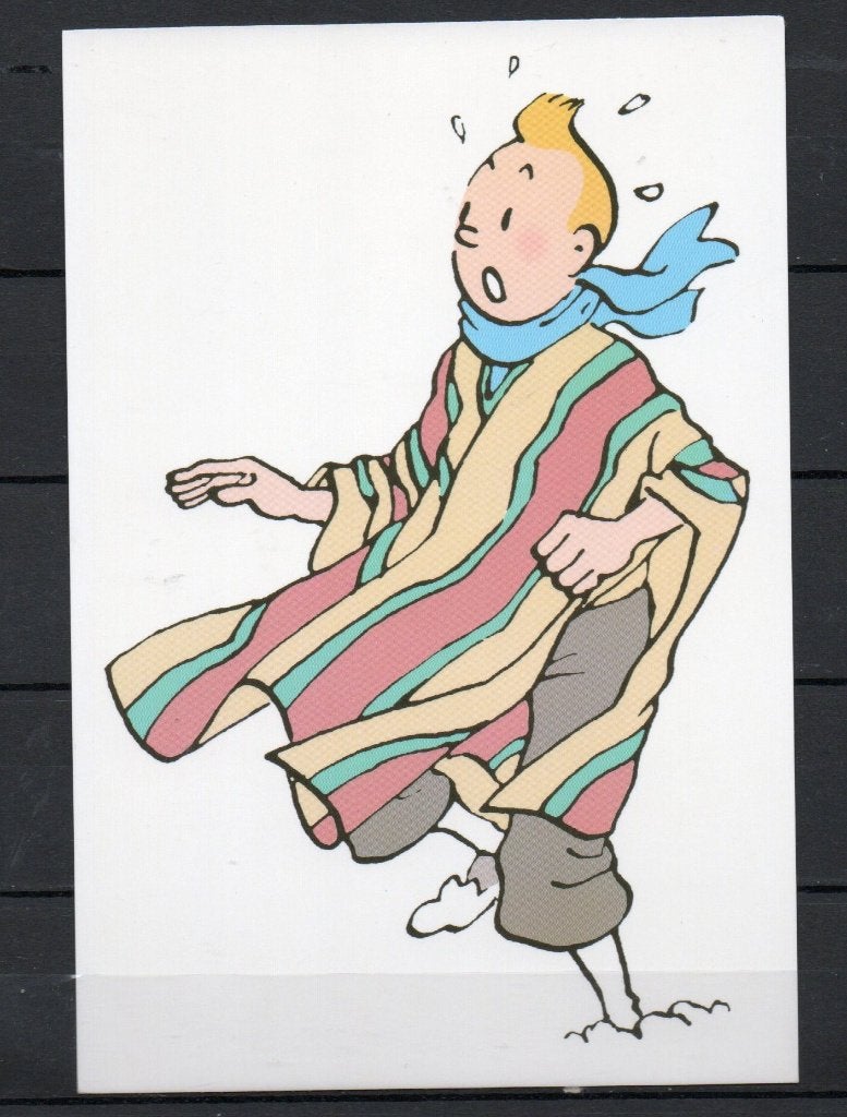 Carte postale : Hergé : Tintin 109 - Le  temple du soleil, Collections, Enlèvement